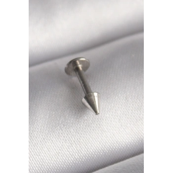 Mey İthalat® 316L Çelik Gümüş Renk Çivi Model Piercing