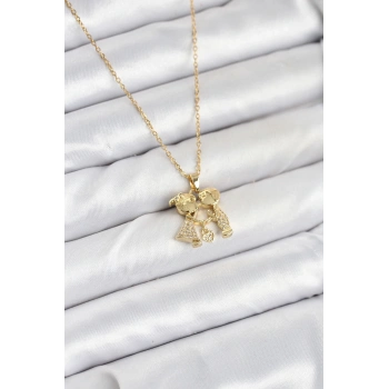 Mey İthalat® 316L Çelik Zincir Gold Renk Erkek Kız Model Kadın Kolye