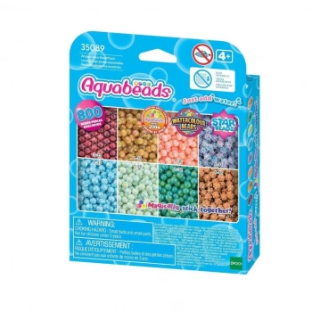 Mey İthalat® 35089 Suluboya Renkleri Yedek Boncuk Pakedi- 800 parça +4 yaş