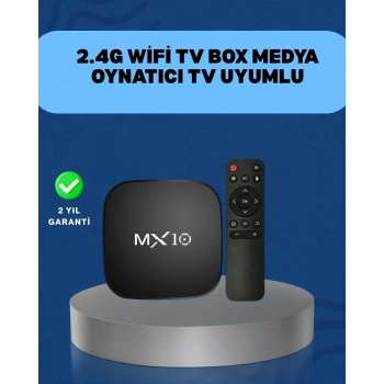 Mey İthalat® 4K Medya Kutusu HDMI-USB Bağlantılı Android TV Çözümü