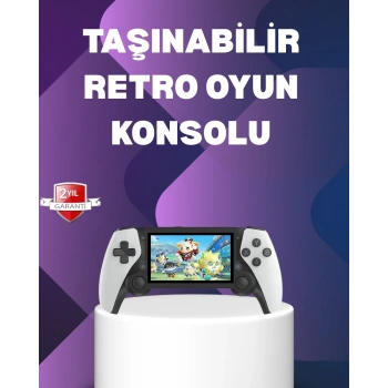 Mey İthalat® 64GB Hafızalı Emülatör Destekli Oyun Konsolu