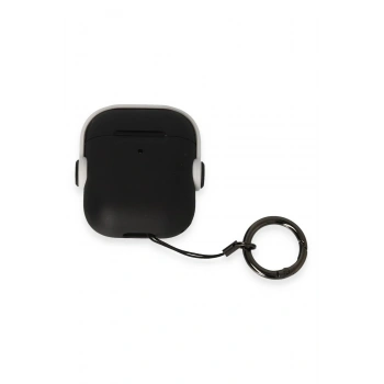 Mey İthalat® Airpods 2 (2.nesil) Cool Kılıf - Siyah-Beyaz