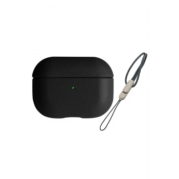 Mey İthalat®   Airpods 3 (3.nesil) 405 Deri Kılıf - Siyah