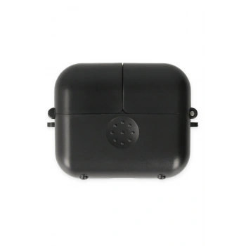 Mey İthalat®   Airpods 3 (3.nesil) Basmalı Kılıf - Siyah
