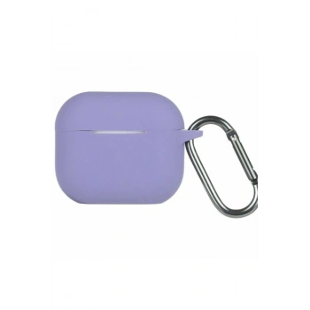 Mey İthalat®   Airpods 3 (3.nesil) Hang Kılıf - Lila