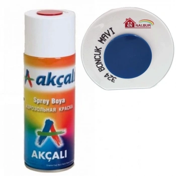 Mey İthalat® Akçalı Sprey Boya 400 ml 324 Boncuk Mavi