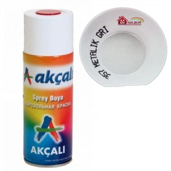 Mey İthalat® Akçalı Sprey Boya 400 ml 357 Metalik Gri