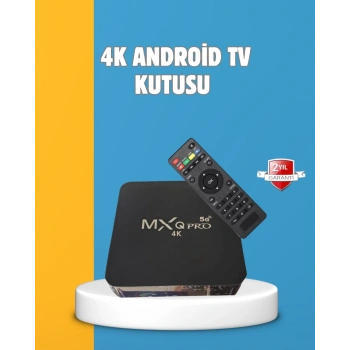 Mey İthalat® Android TV Box 4K – 2GB RAM 16GB ROM, Kablosuz Wi-Fi Medya Oynatıcı