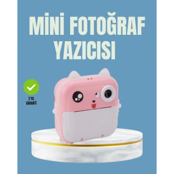 Mey İthalat® Anında Baskı ve Yüksek Çözünürlüklü Çift Lensli Fotoğraf Makinesi