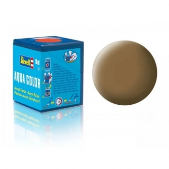 Mey İthalat® Aqua Color Dark Earth - Mat Boya - 18 ml