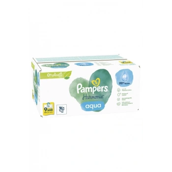 Mey İthalat®   Aqua Pure Islak Havlu Mendil 9Lu 432 Yaprak