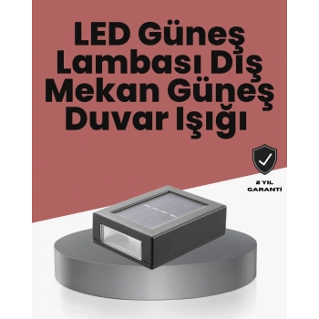Mey İthalat® Bahçe ve Balkon İçin Güneş Enerjili Lamba