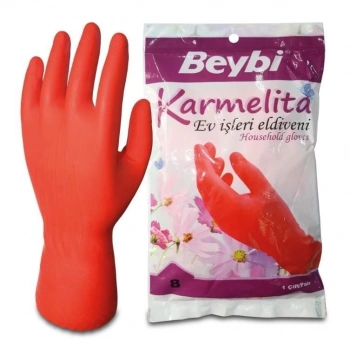 Mey İthalat® Beybi Karmelita Bulaşık Eldiveni No:7,5