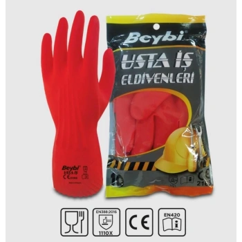 Mey İthalat® Beybi Usta İş Lateks Eldiven NO:10