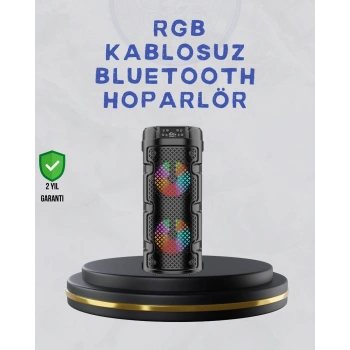 Mey İthalat® Bluetooth 5.0 Destekli Yüksek Ses Kaliteli Hoparlör