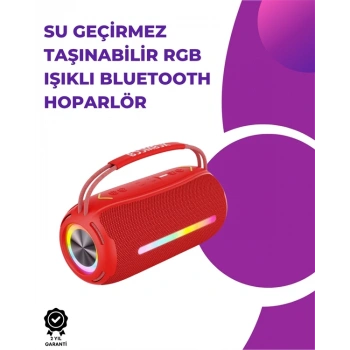 Mey İthalat® Bluetooth Kablosuz Hoparlör – Taşınabilir, Güçlü Ses