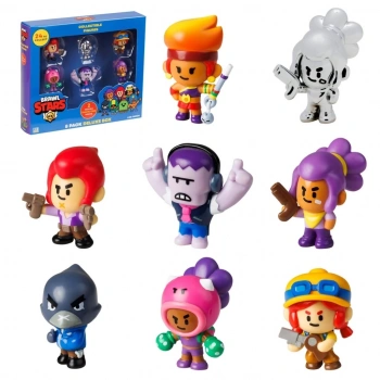 Mey İthalat® Brawl Stars 8li Delüks Figür