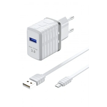Mey İthalat®  C32Q 3.0 Quick Micro USB Seyahat Şarj Cihazı