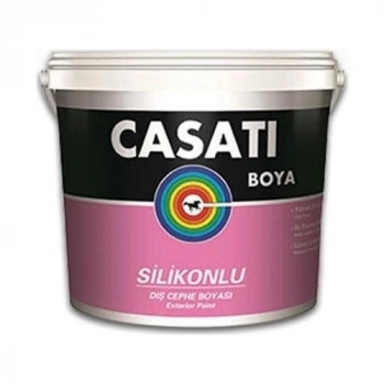 Mey İthalat® Casati Silikonlu Dış Cephe Boyası 15 Litre Beyaz