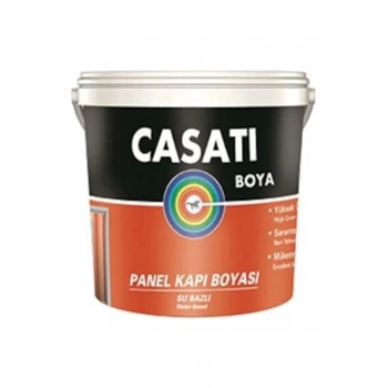 Mey İthalat® Casati Su Bazlı Panel Kapı Boyası Beyaz 2,5 Litre