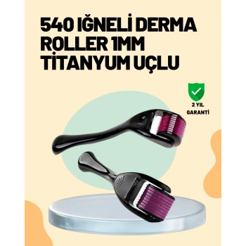 Mey İthalat® Cilt Yenileyici Derma Roller – Mikro İğneli Bakım Aracı