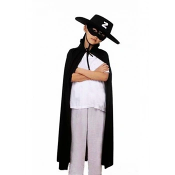Mey İthalat® Çocuk Boy  Pelerin + Şapka + Maske Kostüm Seti