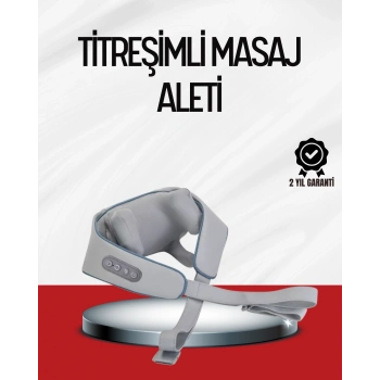 Mey İthalat® Çok Fonksiyonlu Kablosuz Masaj Aleti | 2 Modlu Isıtmalı