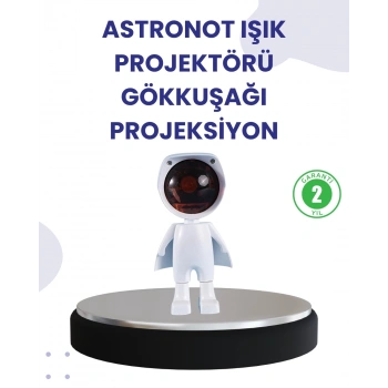 Mey İthalat® Dekoratif Gün Batımı Işığı – Astronot Figürlü