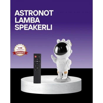 Mey İthalat® Dekoratif ve Fonksiyonel Astronot Projeksiyon Aydınlatma