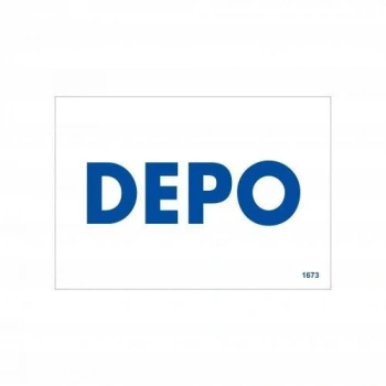 Mey İthalat® Depo Uyarı Levhası 17,5x25 KOD:1673