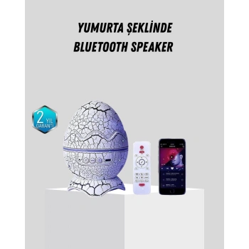 Mey İthalat® Dinozor Yumurta Gece Lambası Projektör – 14 Renk Seçeneği
