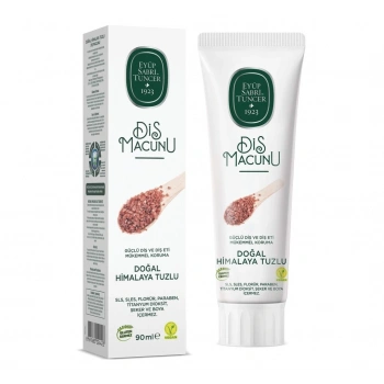Mey İthalat®   Doğal Diş Macunu 90 Gr Himalaya Tuzlu