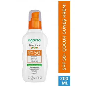 Mey İthalat®   Doğal Güneş Kremi Çocuk 50 SPF 200 ml