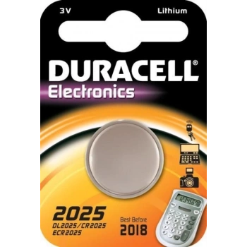 Mey İthalat® Duracell CR 2025 Lityum Pil 3 Volt