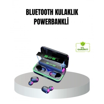 Mey İthalat® E10 Powerbank Bluetooth Kulaklık – Düşük Gecikmeli Oyun ve Müzik Deneyimi