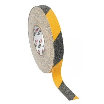 Mey İthalat® Era 12293 Sarı Siyah Kaydırmaz Bant 25 mm 15 Metre