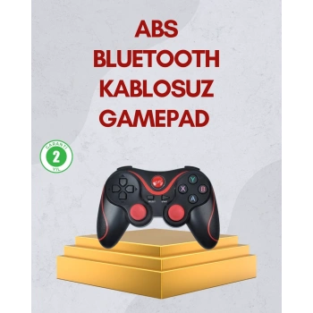 Mey İthalat® Ergonomik Tasarımlı Kablosuz Bluetooth Gamepad Titreşimli