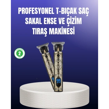 Mey İthalat® Erkek Bakım İçin Profesyonel Şarjlı Tıraş Makinesi