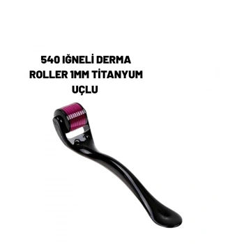 Mey İthalat® Ev Tipi Mikro İğneli Cilt Bakım Aleti – 1 mm Titanyum Roller