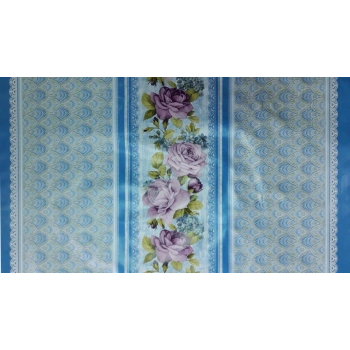 Mey İthalat® Florista Lisa Mavi Masa Örtüsü 1 Metre
