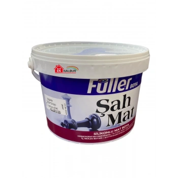 Mey İthalat® Füller Şahmat Silikonlu Mat İç Cephe 3,5 Kg Deep Siyah