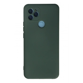 Mey İthalat®  General Mobile GM 21 Kılıf Nano içi Kadife Silikon - Koyu Yeşil