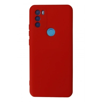 Mey İthalat®  General Mobile GM 21 Plus Kılıf Nano içi Kadife Silikon - Kırmızı