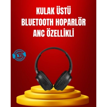 Mey İthalat® Geniş Frekans Aralıklı Bluetooth Kulak Üstü Kulaklık