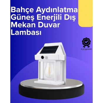 Mey İthalat® Güneş Enerjili Hareket Sensörlü Duvar Lambası