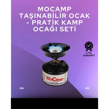 Mey İthalat® Hafif ve Kompakt Tasarımlı Taşınabilir Kamp Ocağı – Ergonomik Kullanım