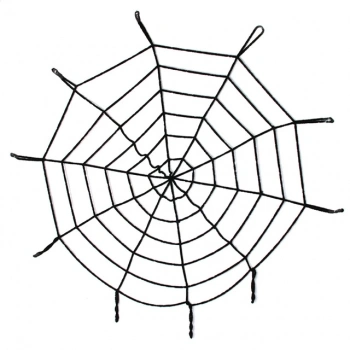 Mey İthalat® Halloween Cadılar Bayramı Örümcek Ağ Dekor Siyah 1.5 Metre