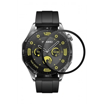 Mey İthalat®  Huawei GT4 46mm 22mm Polymer Nano Ekran Koruyucu - Şeffaf