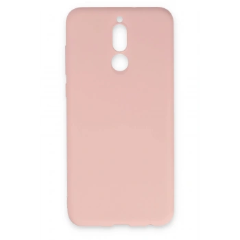 Mey İthalat®  Huawei Mate 10 Lite Kılıf Nano içi Kadife Silikon - Pudra