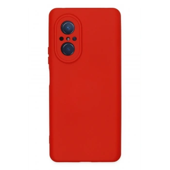 Mey İthalat®  Huawei Nova 9 SE Kılıf Nano içi Kadife Silikon - Kırmızı